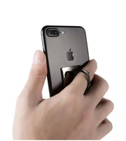 スマホリング 単品 1個 リングスタンド ホールドリング リングホルダー スマホスタンド 指輪型 光沢 スクエア 四角 落下防止 角度調整 iPhone Android スマホ スマートフォン 便利 シンプル スタイリッシュ