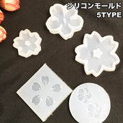 シリコンモールド レジン DIY 型 手作り アクセサリー フラワー お花 花びら プレート 石鹸 キャンドル おしゃれ