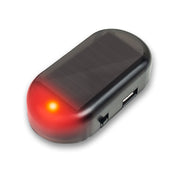 カーセキュリティライト ダミーセキュリティーライト LEDライト ソーラー充電 盗難防止 防犯 警告灯 簡単設置 ダミーライト 自動車 車