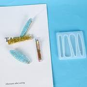シリコンモールド 抜き型 UVレジン 樹脂粘土 ハンドメイド 手芸 手作り ヘアアクセサリー ヘアピン ヘアクリップ バレッタ