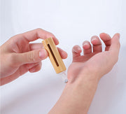 アトマイザー ロールオン 3ml 5ml 10ml 木製 パフュームボトル 透明窓 中身が見える 詰め替え容器 小分け 香水 コロン 持ち運び 携帯用 おしゃれ