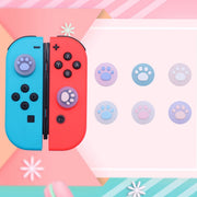 スティックカバー ボタンカバー Nintendo Switch joy-con用 スティックキャップ ボタンキャップ シリコン 肉球 可愛い キュート ニンテンドー スイッチ 任天堂