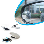 車用ルームミラー 補助ミラー 丸形 サブミラー 2個セット カー用品 自動車 車庫入れ 広視野 安全 便利 事故防止 ブラック