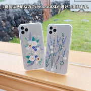 iPhoneケース iPhoneカバー スマホケース スマホカバー ソフト クリアケース 背面保護 傷予防 傷防止 フラワー お花 可愛い iPhone用 スマートフォン アイフォン 携帯ケース 保護カバー おしゃれ