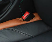 隙間クッション 単品 1本 車用 カー用品 隙間を埋める 落下防止 安全 こぼれ防止 シンプル 無地 PUレザー おしゃれ 便利 ブラック 黒 グレー 灰色 ベージュ ブラウン 茶