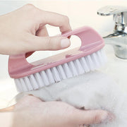 シューズブラシ 靴ブラシ 2個セット 持ち手 取っ手付き 掃除用ブラシ 洗濯ブラシ 靴洗い 上履き 運動靴 スニーカー 汚れ落とし ホコリ落とし シューズクリーナー シューケア