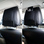 ヘッドレストカバー ポケット付き 収納付き 車用品 カーアクセサリー カーインテリア用品 運転席 助手席 車内 汚れ防止 傷防止 洗える 清潔 マジック テープ取り付け 簡単 おしゃれ