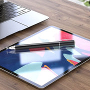 タッチペン スタイラスペン 2way 2in1 スマートフォン タブレット ゲーム 透明ディスク 細い線 安定感 イラスト 曲線 キャップ付き 持ち運び 持ち歩き カラバリ豊富
