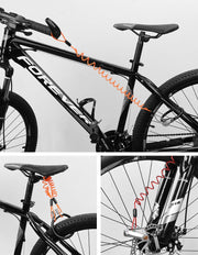ディスクロックリマインダー バイク用品 自転車用品 ケーブル ロープ ロック解除忘れ防止 盗難防止 簡単 便利 カラバリ豊富 黄 赤 緑