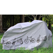 自転車カバー サイクルカバー レインカバー 雨除け 防水 防塵 面ファスナー イラスト入り おしゃれ かわいい 日焼け対策 マウンテンバイク ロードバイク ママチャリ 自転車用カバー