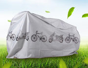自転車カバー サイクルカバー レインカバー 雨除け 防水 防塵 面ファスナー イラスト入り おしゃれ かわいい 日焼け対策 マウンテンバイク ロードバイク ママチャリ 自転車用カバー