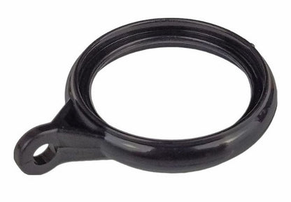 カーテンリング スライドリング リングランナー 同色10個セット 内径40mm プラスチック製 ブラック バリエーション画像
