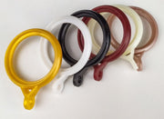 カーテンリング スライドリング リングランナー 同色10個セット 内径40mm プラスチック製 突っ張り棒用 カーテンポール用