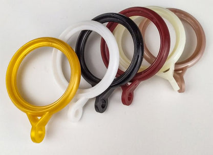 カーテンリング スライドリング リングランナー 同色10個セット 内径40mm プラスチック製 商品画像2