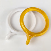 カーテンリング スライドリング リングランナー 同色10個セット 内径40mm プラスチック製 突っ張り棒用 カーテンポール用