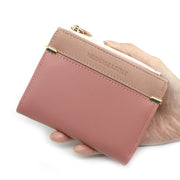 二つ折り財布 ミニ財布 財布 レディース 女性 小銭入れ お札入れ カード入れ コイン コンパクト ファスナー チャック シンプル かわいい カラバリ豊富