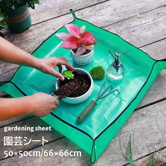 園芸シート 植え替え用トレイ 50cm 66cm プランティングマット 防水 商品画像