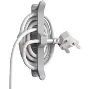 ケーブルホルダー キッチン家電 コンセント 配線収納 電源コード巻き取り まとめる 曲面固定 フック 整理整頓 粘着式両面テープ