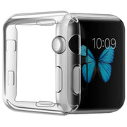 アップルウォッチカバー Apple Watch 保護ケース フェイスカバー 透明 クリア 38mm 42mm 40mm 44mm 41mm 45mm SE Series7 6 5 4 3 2 1 傷防止 汚れ防止 シンプル スマートウォッチアクセサリー
