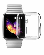 アップルウォッチカバー Apple Watch 保護ケース フェイスカバー 透明 クリア 38mm 42mm 40mm 44mm 41mm 45mm SE Series7 6 5 4 3 2 1 傷防止 汚れ防止 シンプル スマートウォッチアクセサリー