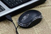 マウス USB 有線 有線 PC周辺機器 光学式マウス ノートパソコン 小型 軽量 クリア テレワーク オフィス ゲーム ベーシック シンプル おしゃれ 定番 作業 無地 使いやすい 黒