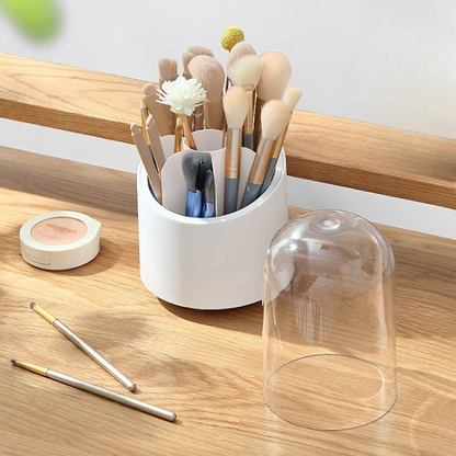 メイクブラシスタンド コスメボックス ふた付き 収納 化粧品収納 化粧品収納ボックス 商品画像3