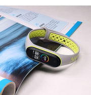 シャオミ用スマートウォッチバンド ユニセックス 男女兼用 ストラップ ベルト xiaomi mi band 3/xiaomi mi band 4 シリコン サイズ調節 カラバリ豊富