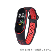 シャオミ用スマートウォッチバンド ユニセックス 男女兼用 ストラップ ベルト xiaomi mi band 3/xiaomi mi band 4 シリコン サイズ調節 カラバリ豊富