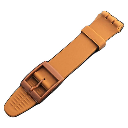 Swatch 対応 腕時計ベルト 交換ベルト 16mm 17mm ブラウン バリエーション画像