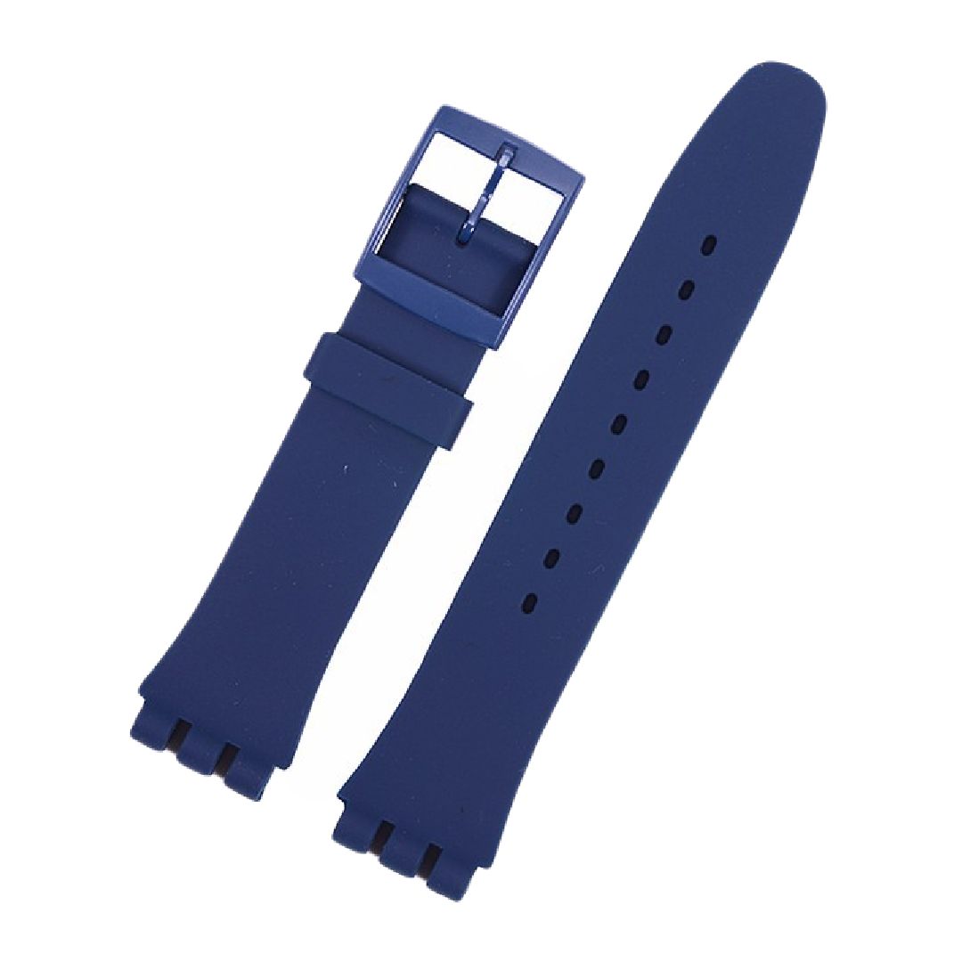 Swatch 対応 腕時計ベルト 交換ベルト 16mm 17mm ネイビー バリエーション画像