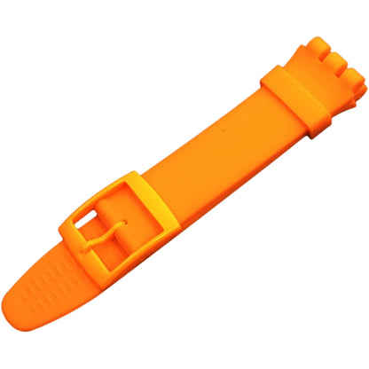 Swatch 対応 腕時計ベルト 交換ベルト 16mm 17mm オレンジ バリエーション画像