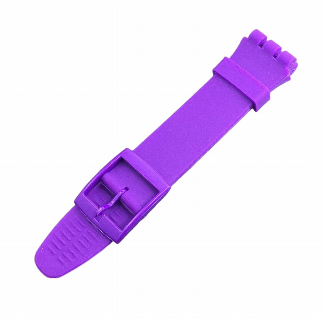 Swatch 対応 腕時計ベルト 交換ベルト 16mm 17mm パープル バリエーション画像