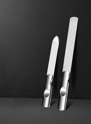 爪やすり 爪磨き 爪ヤスリ ネイル ネイルケア用品 爪ケア バッファー 本格的 シルバー シンプル