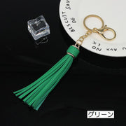 キーホルダー バッグチャーム タッセル レザー調 キーチャーム キーチェーン キーリング 房飾り 上品 エレガント おしゃれ かわいい ギフト 記念品 お土産 レディース メンズ 子供 キッズ 大人女子 カバン 鍵 カギ 目印
