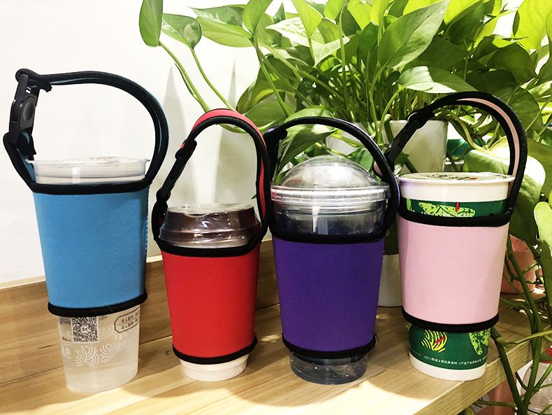 ドリンクホルダー カップホルダー タンブラーカバー 500-700ml ストラップ付 飲料カバー 商品画像3