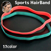 ヘッドバンド スポーツ用ヘアバンド レディース 女性 メンズ 男性 細め 汗止め 髪留め 滑り止め ヘアアクセサリー シンプル スポーツ
