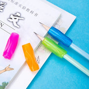 鉛筆グリップ ペングリップ 4個セット 4色セット 文房具 生活雑貨 半透明 カラフル ピンク ブルー グリーン シンプル ポップ カジュアル かわいい キュート