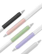 Apple Pencil用グリップ 2個セット 第1世代 第2世代 タッチペン用 カバー 滑り止め クッション 負担軽減 デコボコ シリコン シンプル かわいい おしゃれ アップルペンシル用