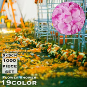 フラワーシャワー 花びら 1000枚セット 造花 飾り 装飾 演出小物 アートフラワー フラワーペタル デコレーション 花吹雪 結婚式 ウエディング パーティ イベント サプライズ DIY カラバリ豊富