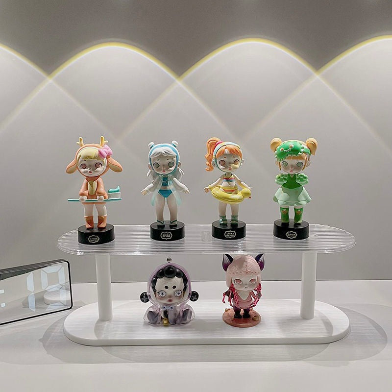 収納ラック クリアラック 小物ラック 2段ラック インテリア 収納用品 商品画像4