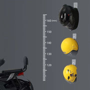 ヘルメットホルダー 帽子ハンガー 壁掛け 粘着フック ヘルメットフック ヘルメットハンガー 穴あけ不要 工具不要 取り付け簡単 省スペース 玄関 倉庫 車庫 ウォールフック 日用品雑貨 吊り下げ収納 壁面収納 バイク用品 自転車用品 防災ヘルメット ステンレス シンプル 便利グッズ 多用途 銀色