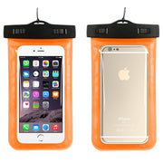 スマホ用防水ケース スマートフォン用 スマホアクセサリー 防水ポーチ 6インチ用 iPhone 防水バッグ 携帯電話 水中撮影 シンプル 透明