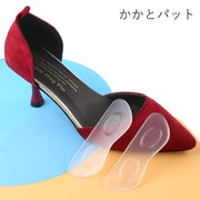 かかとパット レディース 女性 メンズ 男性 ユニセックス 男女兼用 靴用雑貨 シューズ雑貨 靴擦れ防止 脱げ防止 パカパカ防止 クッション素材 ゲル素材 透明 クリア 通勤 通学 お出かけ ショッピング