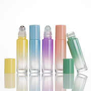アトマイザー ロールオンタイプ 詰め替え容器 10ml 香水 コロン リフレッシングオイル ハーブオイル アロマオイル ミニボトル 塗る 携帯用 持ち運び おしゃれ かわいい グラデーションカラー キュート