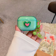 イヤホンケースカバー AirPods Pro 第3世代 第2世代 第1世代 エアポッズ 保護ケース ハート グリッター ラメ キラキラ かわいい おしゃれ
