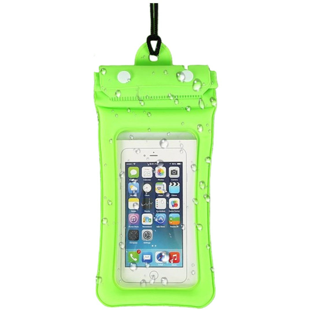 スマホ用防水ケース ストラップ付き スナップボタン 防水ポーチ 防水カバー クリア 水中撮影 多機種対応 iPhone Galaxy スマートフォン 携帯電話 防塵 貴重品入れ プール 海水浴 レジャー