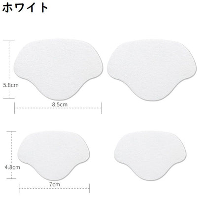 かかと補修シート かかと修理パッチ 4枚セット シューズ補修材 踵 内側 商品画像4