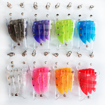 シザーケース シザーバッグ ベルト付 クリア 透明 大容量 商品画像2