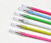 鉛筆キャップ えんぴつキャップ 10本セット 文具 文房具 学用品 透明 クリア ラメ シンプル 軽量 新入学 新学期 小学校