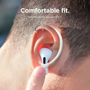 イヤーフック 片耳用 単品 1個 イヤホン落下防止 AirPods3 エアーポッズ用 第三世代 第4世代 イヤフォン 紛失防止 イヤホンホルダー シンプル イヤホン用アクセサリー 単色 無地